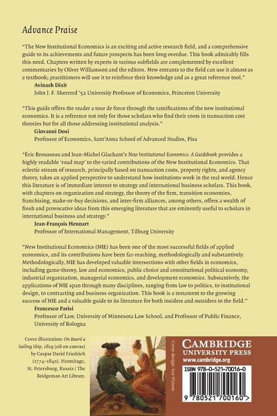 Produktbild: New Institutional Economics