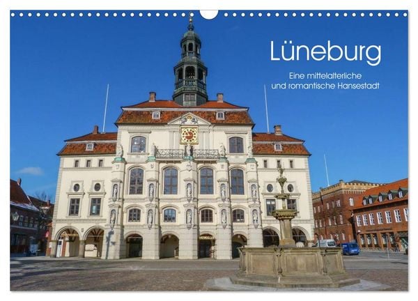 Produktbild: L&uuml;neburg - Eine mittelalterliche und romantische Hansestadt (Wandkalender 2026 DIN A3 quer), CALVENDO Monatskalender