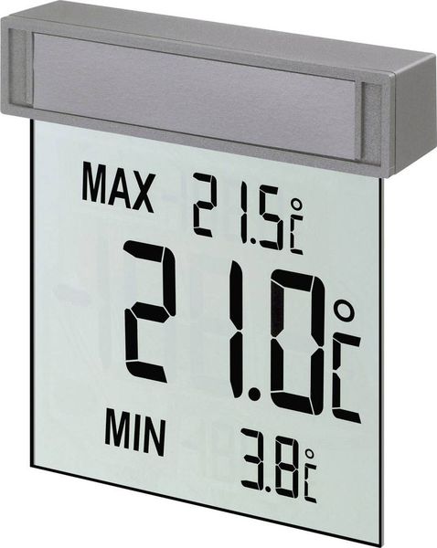 TFA Dostmann 30.1025 Fenster-Thermometer Silber