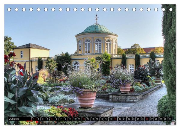 Produktbild: Die G&auml;rten in Herrenhausen (Tischkalender 2026 DIN A5 quer), CALVENDO Monatskalender