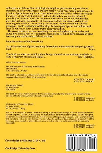 Produktbild: Introduction to the Principles of Plant Taxonomy