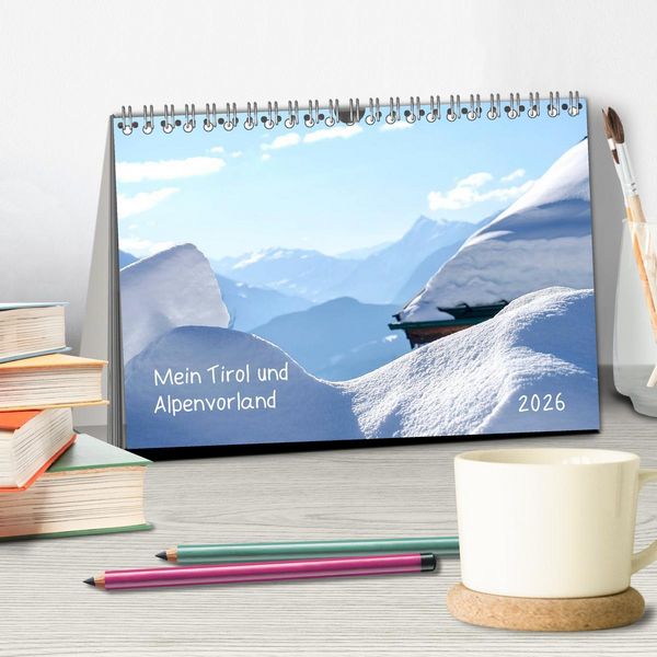 Produktbild: Mein Tirol und Alpenvorland (Tischkalender 2026 DIN A5 quer), CALVENDO Monatskalender
