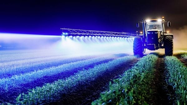 Produktbild: Berger & Schr&ouml;ter Arbeitsscheinwerfer 10 V KS0027blue flood Breite Nahfeldausleuchtung (B x H) 110 mm x 63 mm 7000 K