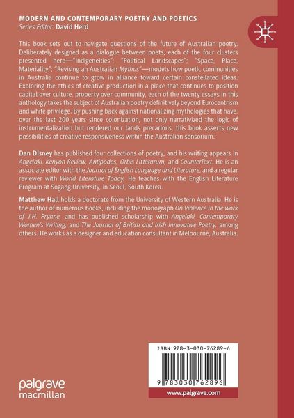 Produktbild: New Directions in Contemporary Australian Poetry