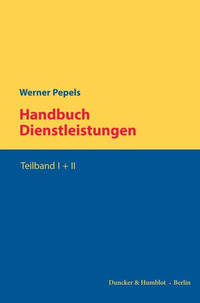 Produktbild: Handbuch Dienstleistungen.