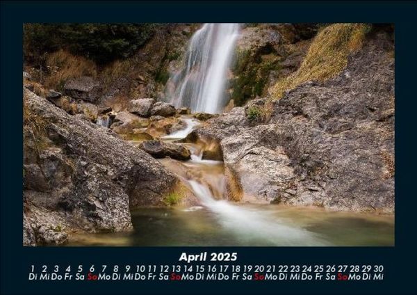 Produktbild: Wasserf&auml;lle 2025 Fotokalender DIN A5