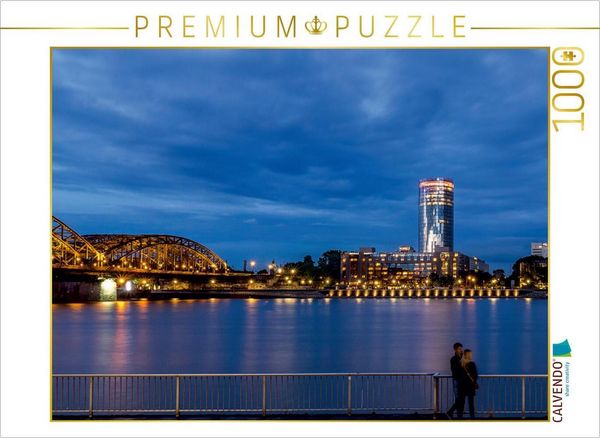 CALVENDO Puzzle Köln - Triangle-Tower | 1000 Teile Lege-Größe 64 × 48 cm Foto-Puzzle für glückliche Stunden