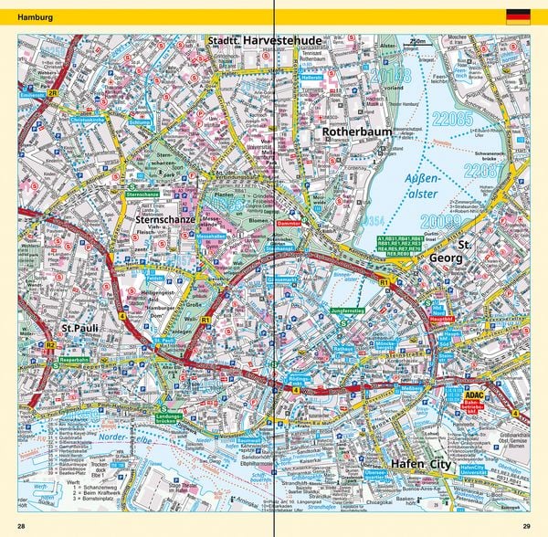 Produktbild: ADAC L&auml;nderkarte Deutschland Nord 1:500.000