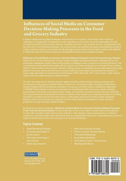 Produktbild: Influences of Social Media on Consumer Decision-Making Processes in the Food and Grocery Industry