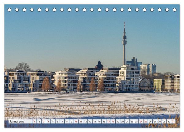 Produktbild: Deutsche Stadtansichten (Tischkalender 2026 DIN A5 quer), CALVENDO Monatskalender