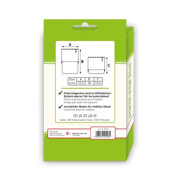 Produktbild: Stifte- Etui 2in1 T-Rex Welt