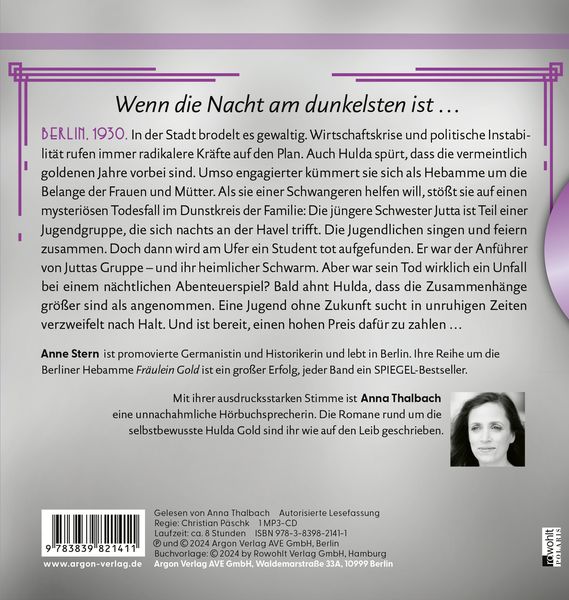 Produktbild: Fr&auml;ulein Gold: Nacht &uuml;ber der Havel