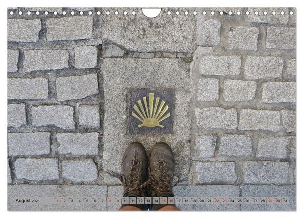 Produktbild: Von Porto nach Santiago de Compostela (Wandkalender 2026 DIN A4 quer), CALVENDO Monatskalender
