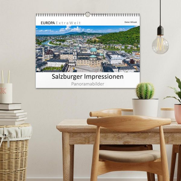 Produktbild: Salzburger Impressionen - Panoramabilder (Wandkalender 2026 DIN A3 quer), CALVENDO Monatskalender