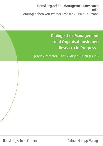 Produktbild: Dialogisches Management und Organisationslernen