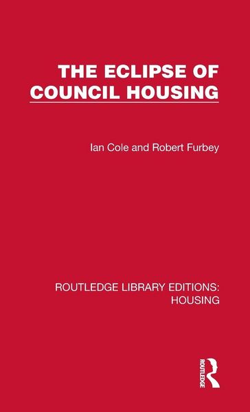 Produktbild: The Eclipse of Council Housing