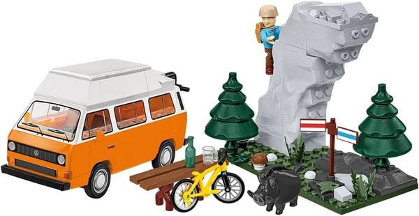 Produktbild: COBI 24638 - VW Volkswagen T3 Camper Van, Bausatz 1:35, 232 Klemmbausteine