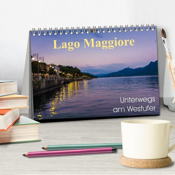 Produktbild: Lago Maggiore - Unterwegs am Westufer (Tischkalender 2026 DIN A5 quer), CALVENDO Monatskalender