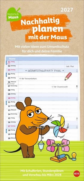 Produktbild: Nachhaltig Planen mit der Maus 2027