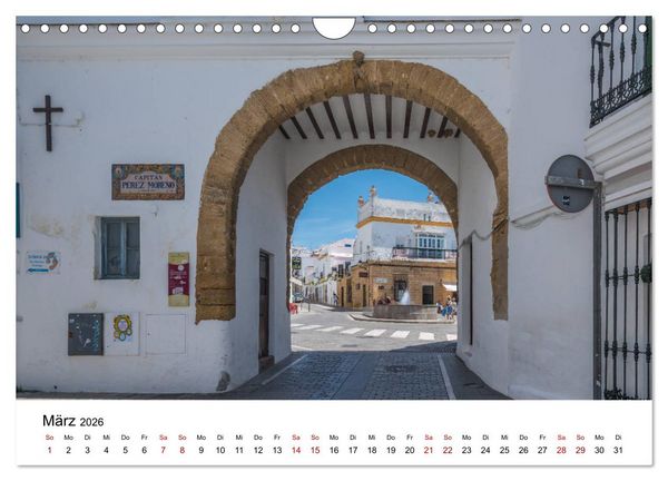 Produktbild: Conil de la Frontera - Ein traumhaftes andalusisches Dorf am Atlantik (Wandkalender 2026 DIN A4 quer), CALVENDO Monatskalender