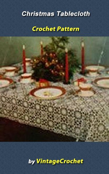 Produktbild: Christmas Tablecloth Crochet Pattern