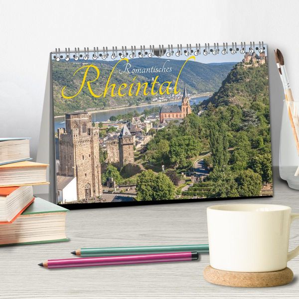 Produktbild: Romantisches Rheintal (Tischkalender 2026 DIN A5 quer), CALVENDO Monatskalender