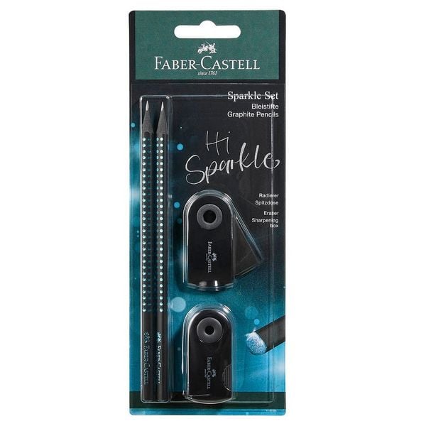 Faber-Castell Schreibset Sparkle Midnight ocean