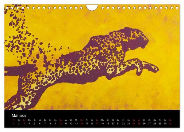 Produktbild: Humorvolle PopArt - Kunstkalender von Claudia Elsner (Wandkalender 2026 DIN A4 quer), CALVENDO Monatskalender
