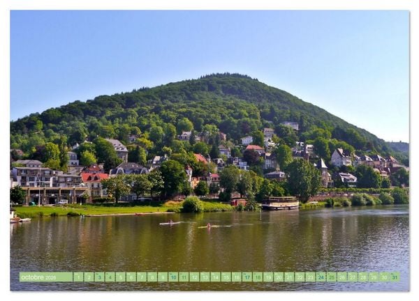 Produktbild: Magnifique Heidelberg (Calendrier mural 2026 DIN A2 vertical) calendrier de bureau