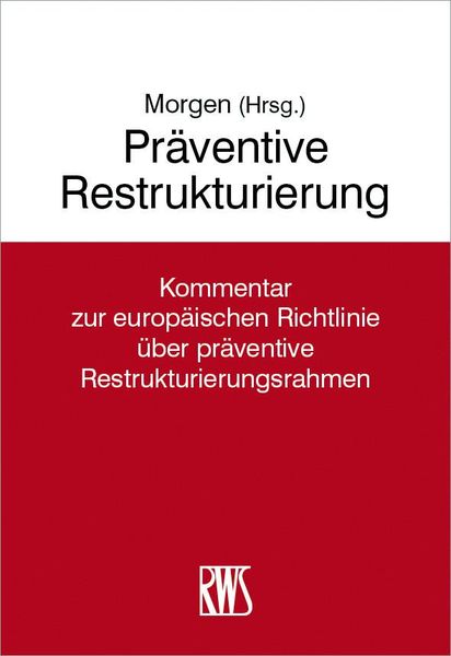 Produktbild: Pr&auml;ventive Restrukturierung