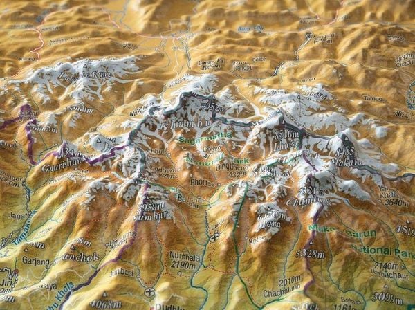 Produktbild: Markgraf, A: Nepal Gross 1:1.150.000