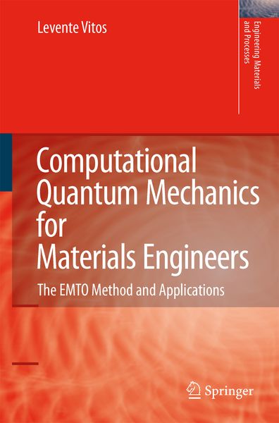 Produktbild: Computational Quantum Mechanics for Materials Engineers