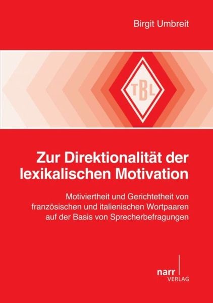 Produktbild: Zur Direktionalität der lexikalischen Motivation
