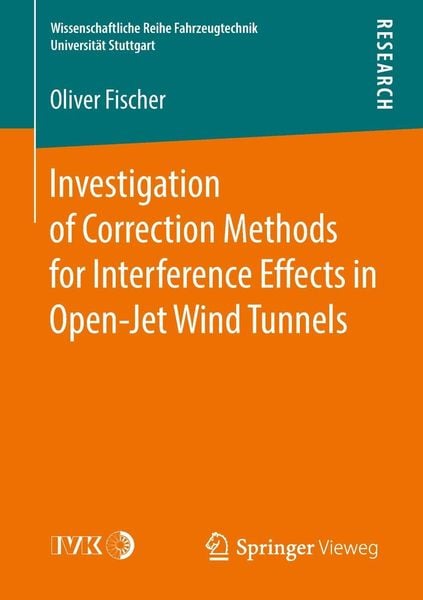 Produktbild: Investigation of Correction Methods for Interference Effects in Open-Jet Wind Tunnels