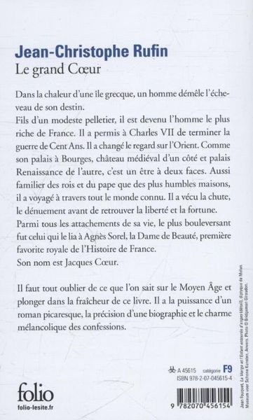 Produktbild: Rufin, J: Le Grand Coeur