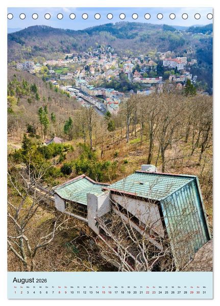 Produktbild: Spaziergang durch Karlovy Vary (Tischkalender 2026 DIN A5 hoch), CALVENDO Monatskalender