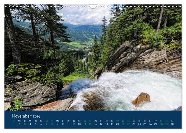 Produktbild: Bergwelt Hohe Tauern - Wandergenuss in alpiner Landschaft (Wandkalender 2026 DIN A3 quer), CALVENDO Monatskalender