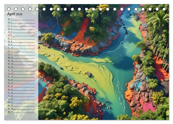 Produktbild: Magische Momente mit Naturspektakeln (Tischkalender 2026 DIN A5 quer), CALVENDO Monatskalender