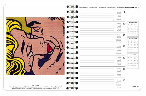 Produktbild: Roy Lichtenstein, Buchkalender 2013