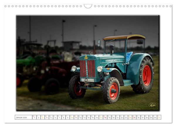 Produktbild: Oldtimer - Trecker Liebe (Wandkalender 2026 DIN A3 quer), CALVENDO Monatskalender
