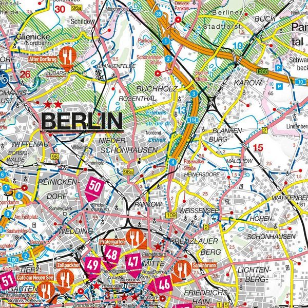 Produktbild: MARCO POLO Freizeitkarte 15 Berlin und Umgebung 1:100.000