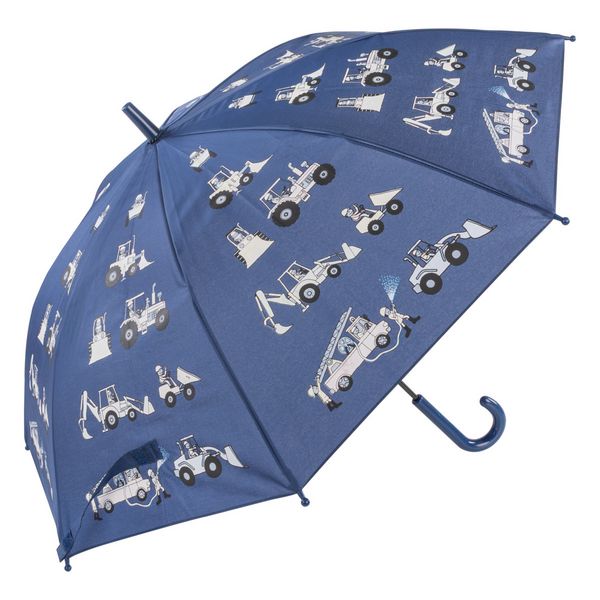 Produktbild: Idena Regenschirm Magic Fahrzeuge blau &Oslash;83x66cm