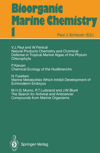 Produktbild: Bioorganic Marine Chemistry