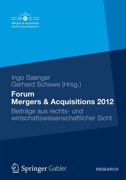 Produktbild: Forum Mergers & Acquisitions 2012