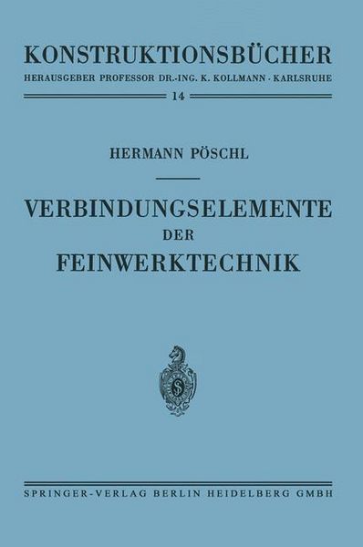 Produktbild: Verbindungselemente der Feinwerktechnik