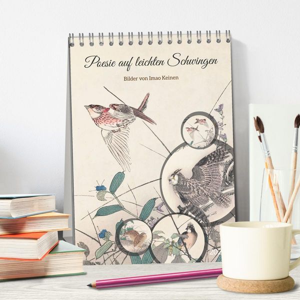 Produktbild: Imao Keinen - Poesie auf leichten Schwingen (Tischkalender 2026 DIN A5 hoch), CALVENDO Monatskalender