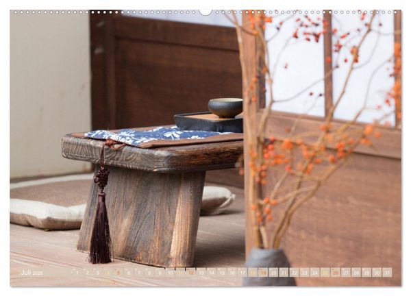 Produktbild: Meditationen im Zen-Garten (hochwertiger Premium Wandkalender 2026 DIN A2 quer), Kunstdruck in Hochglanz