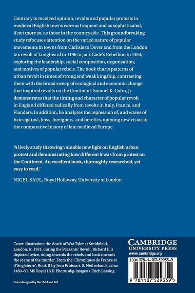 Produktbild: Popular Protest in Late Medieval English Towns