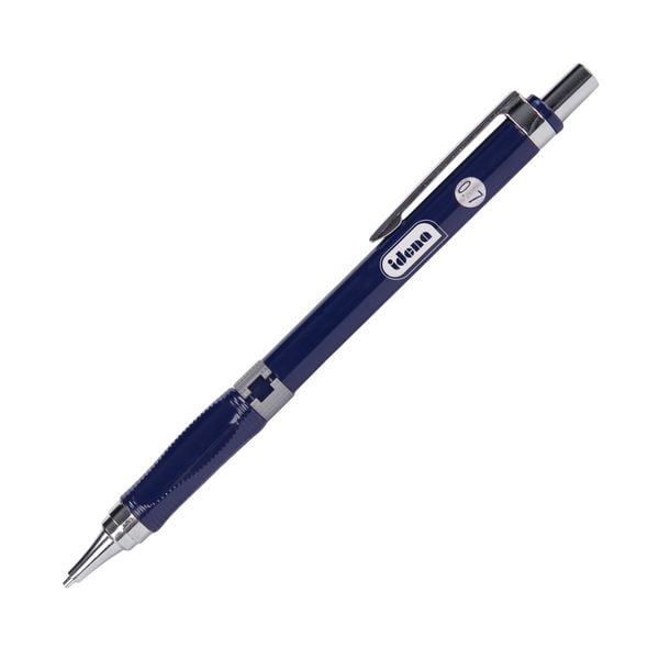 Produktbild: Idena Druckbleistift mit Radiergummi und Refills blau schwarz 0,5/0,7mm 2 St&uuml;ck