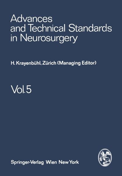 Produktbild: Advances and Technical Standards in Neurosurgery